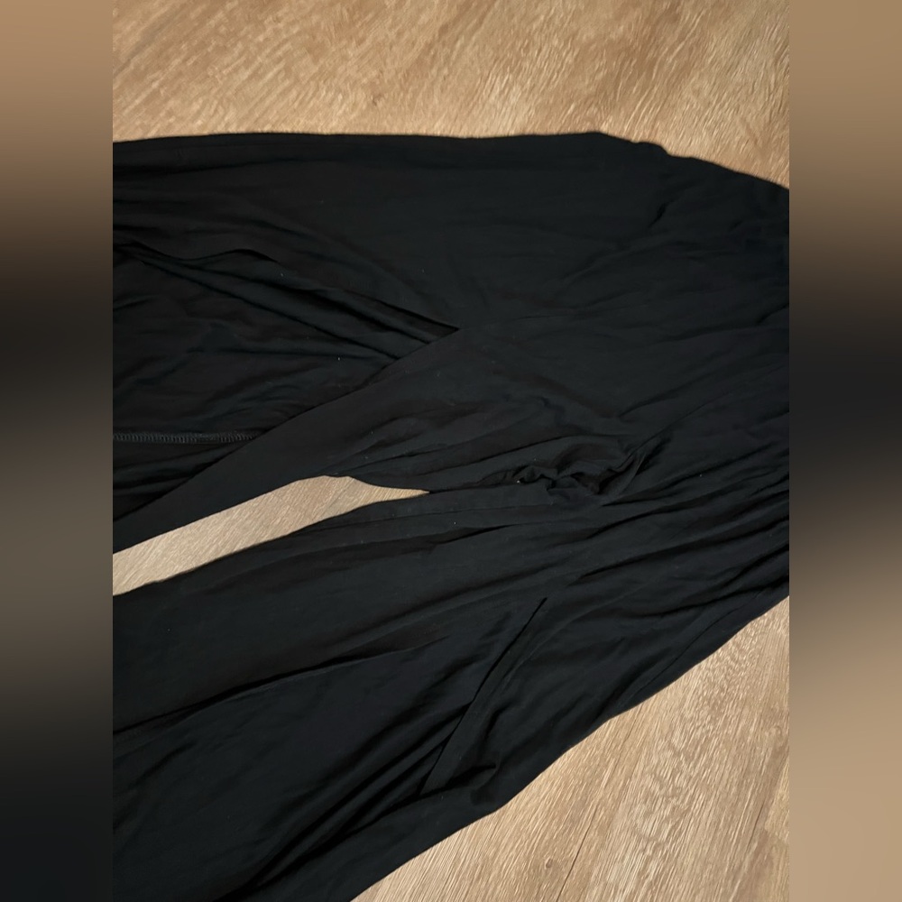 Bebe Black wide leg jumpsuit | romper - Picture 6 of 7
